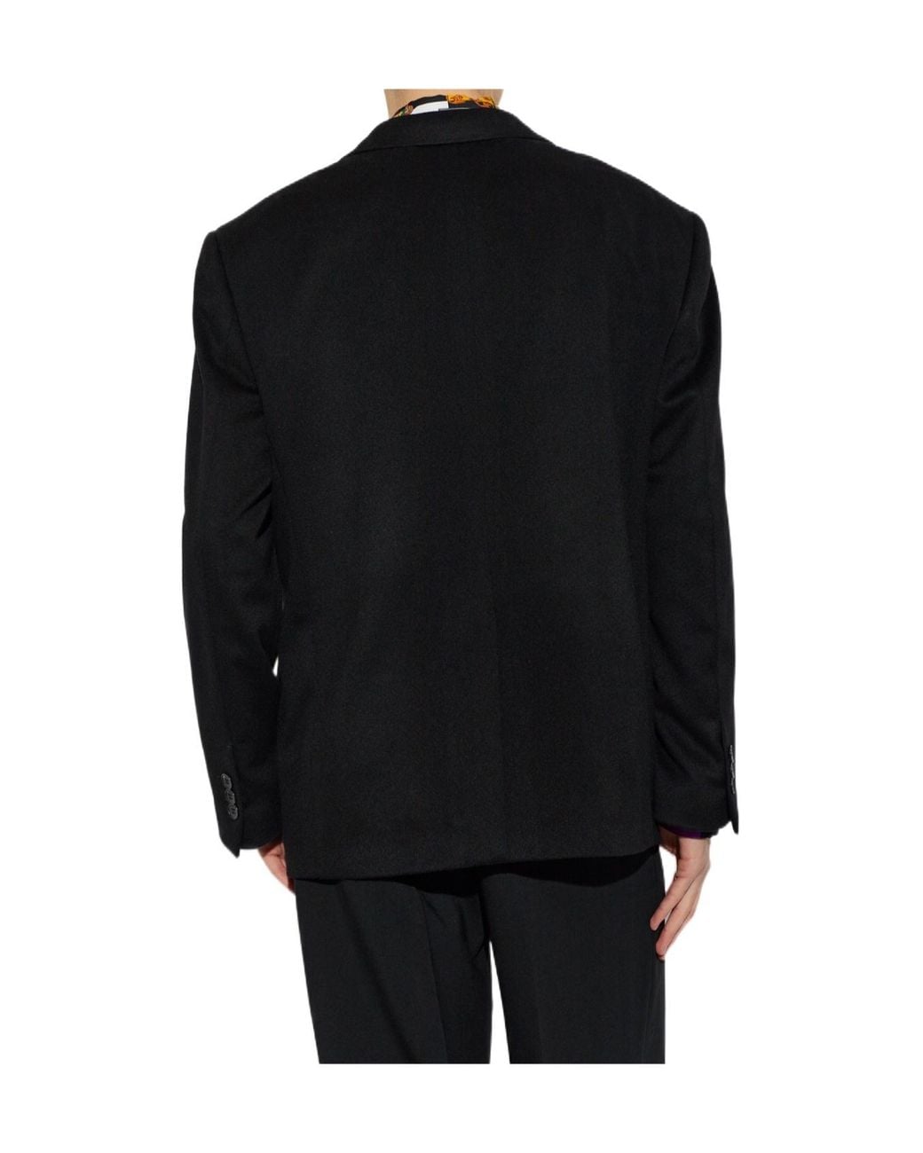 Versace Black Long-Sleeved Suit Jacket for men
