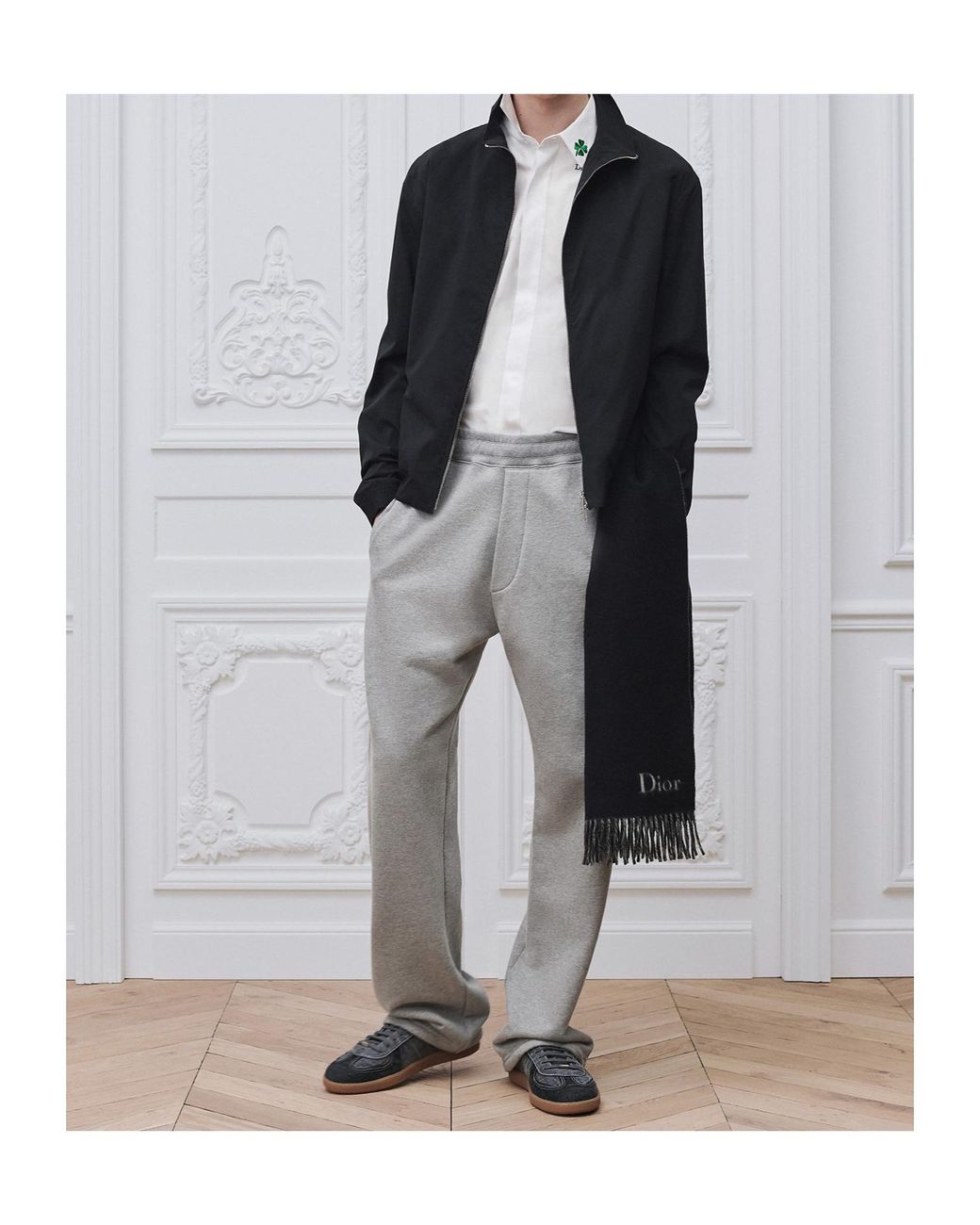 Dior Gray Track Pants for men