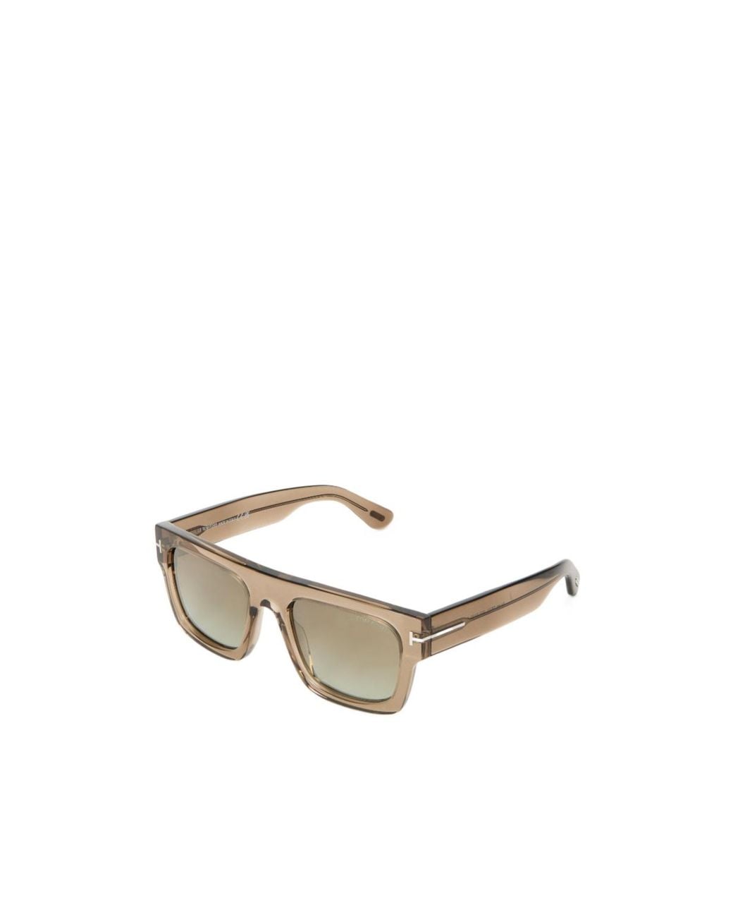 Tom Ford Metallic Thick-Rimmed Square Sunglasses for men