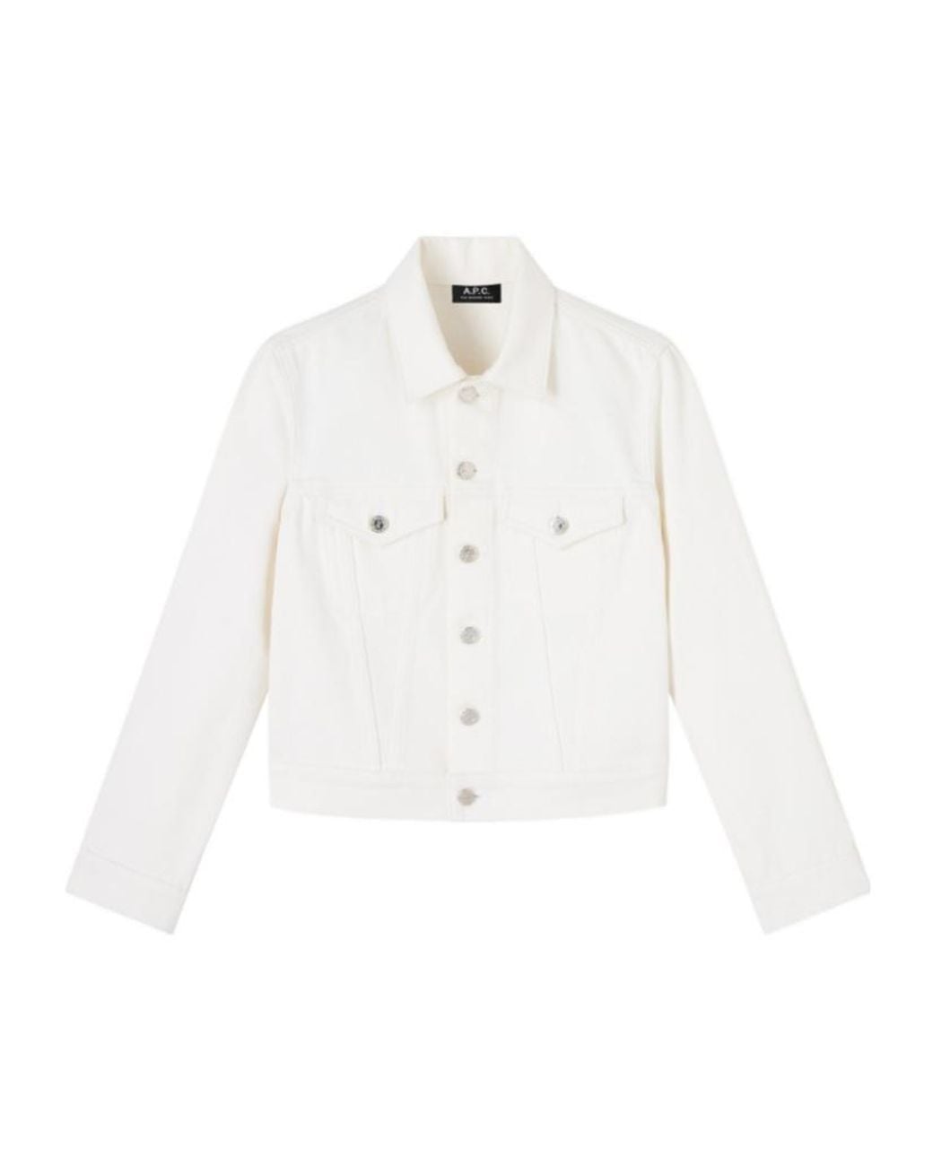A.P.C. White Dion Denim Jacket