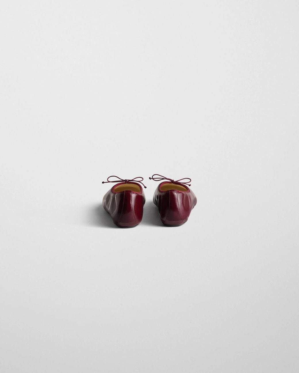 Phoebe Philo Purple Round-Toe Flat Shoes