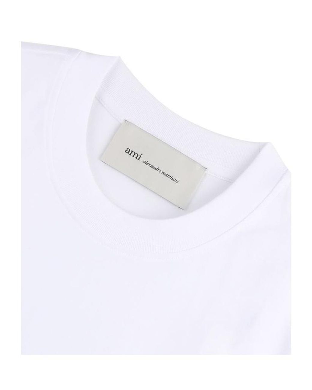 AMI White Ami Ami De Coeur Quota T-Shirt