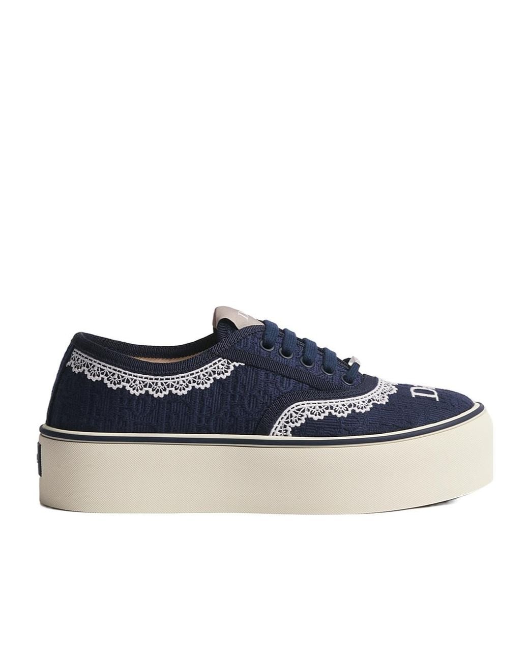 Dior Blue Saltwind Platform Sneaker