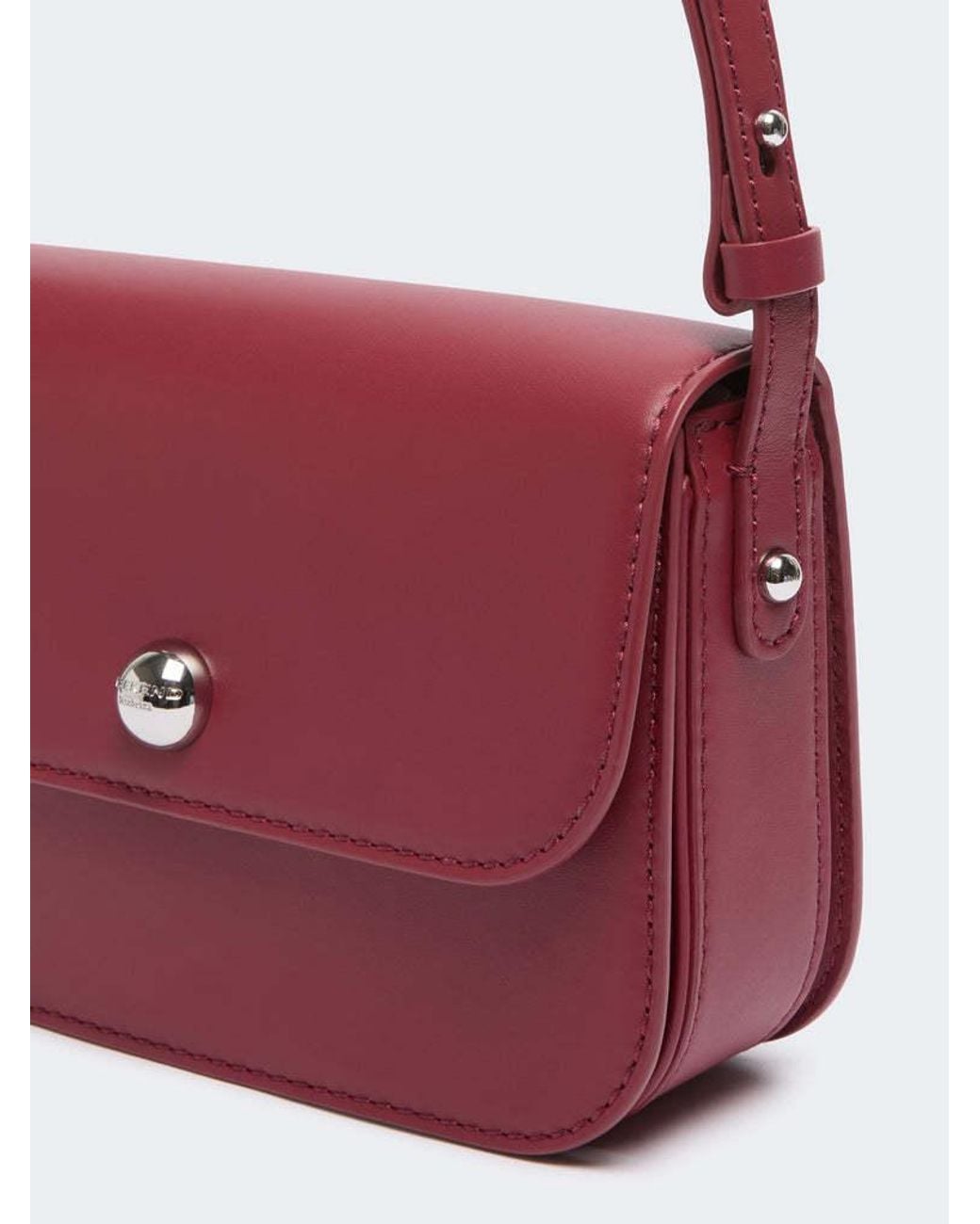 Weekend by Maxmara Red Foldover Crossbody Bag