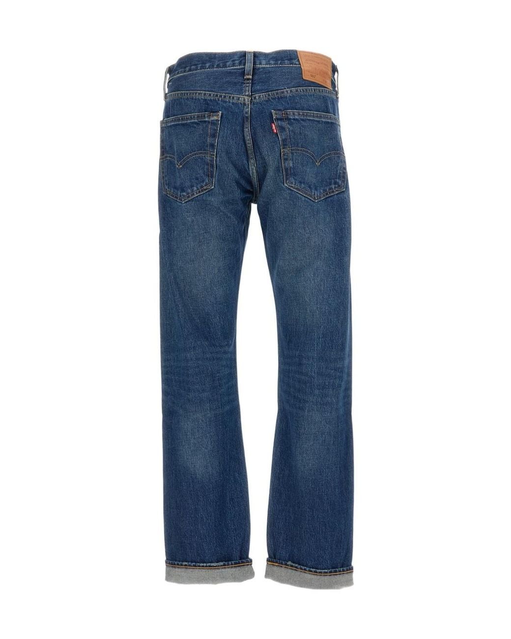 Levi's Blue Logo Patch Jeans for men