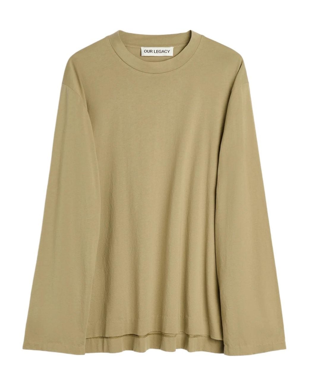 Our Legacy Green Box Long Sleeve T-Shirt for men