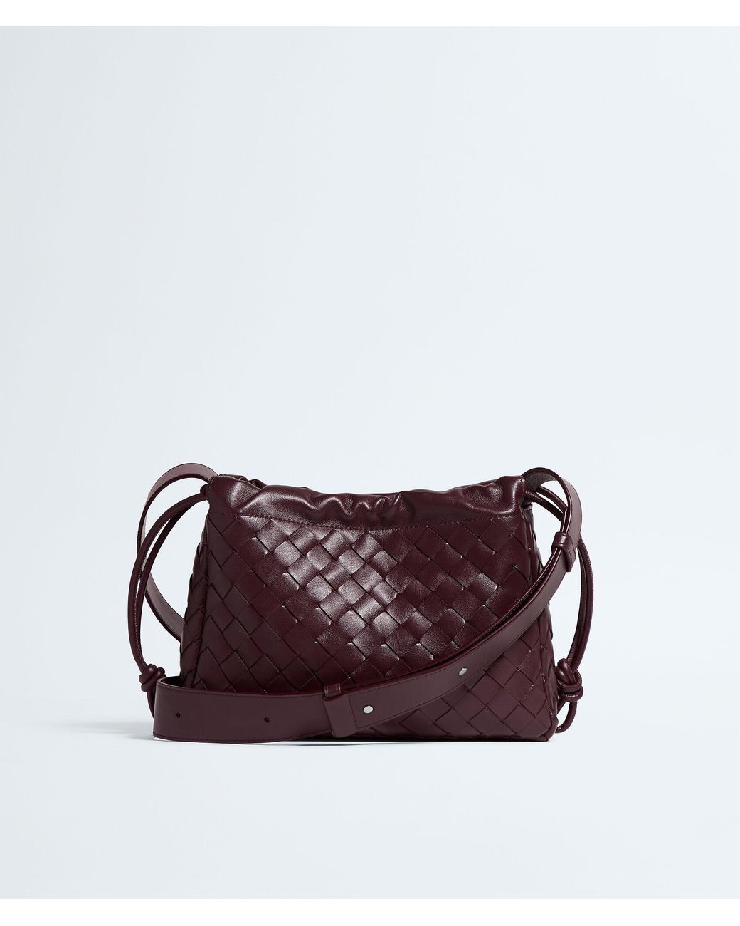 Bottega Veneta Purple Drawstring Shoulder Bag for men