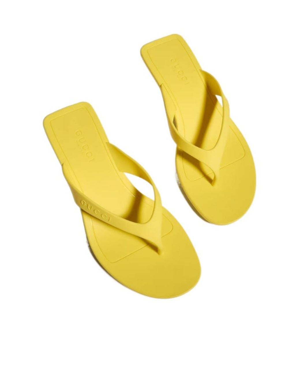Gucci Yellow Vittoria Thong