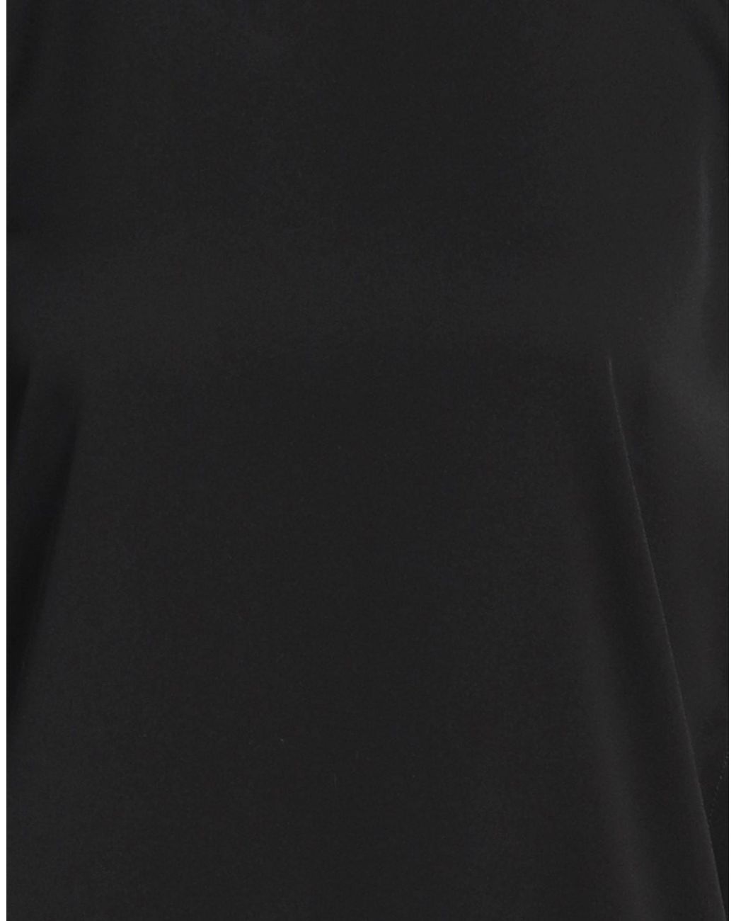 Sportmax Black Midi Dress Silk, Elastane