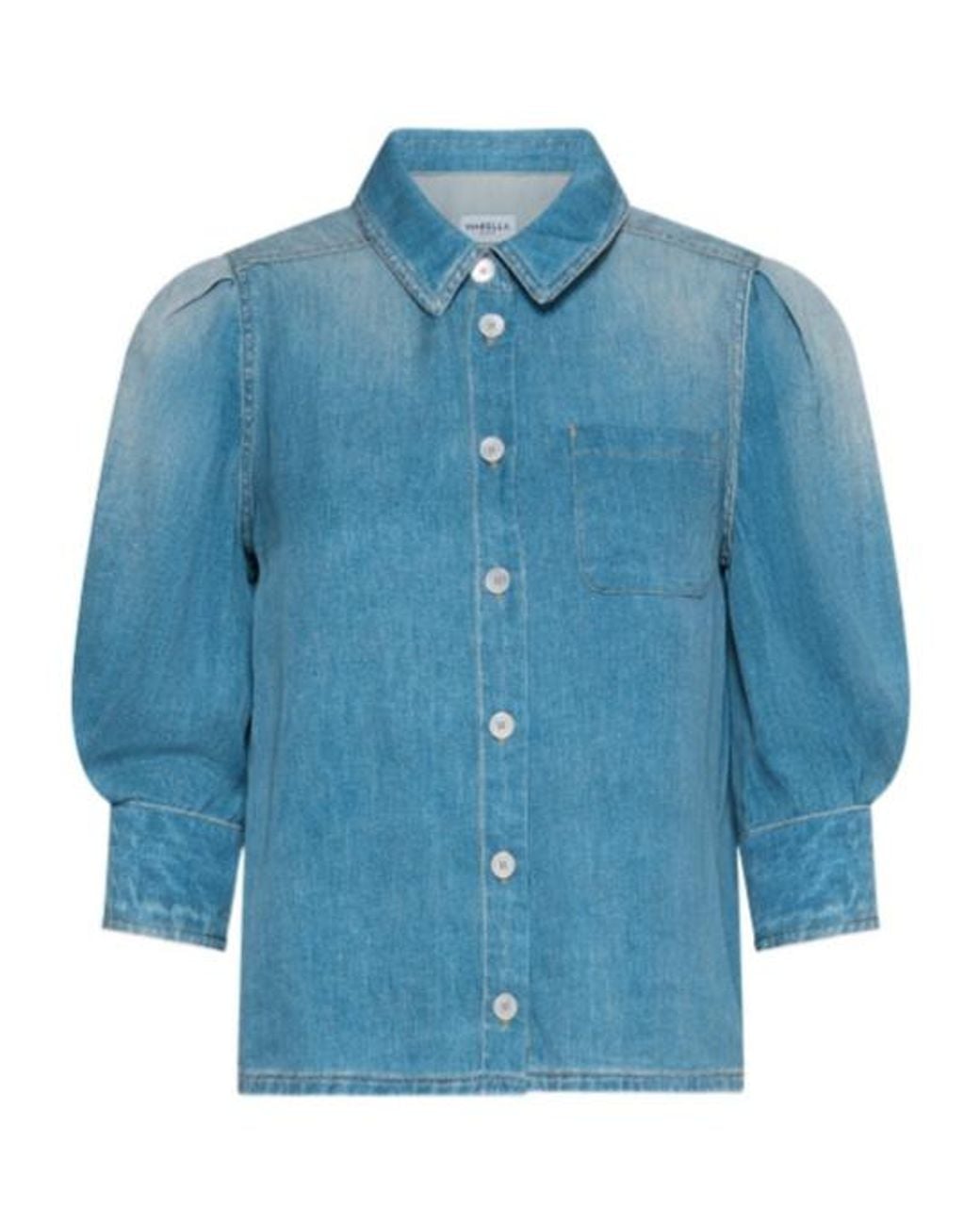 Marella Blue Flowing Viscose Shirt