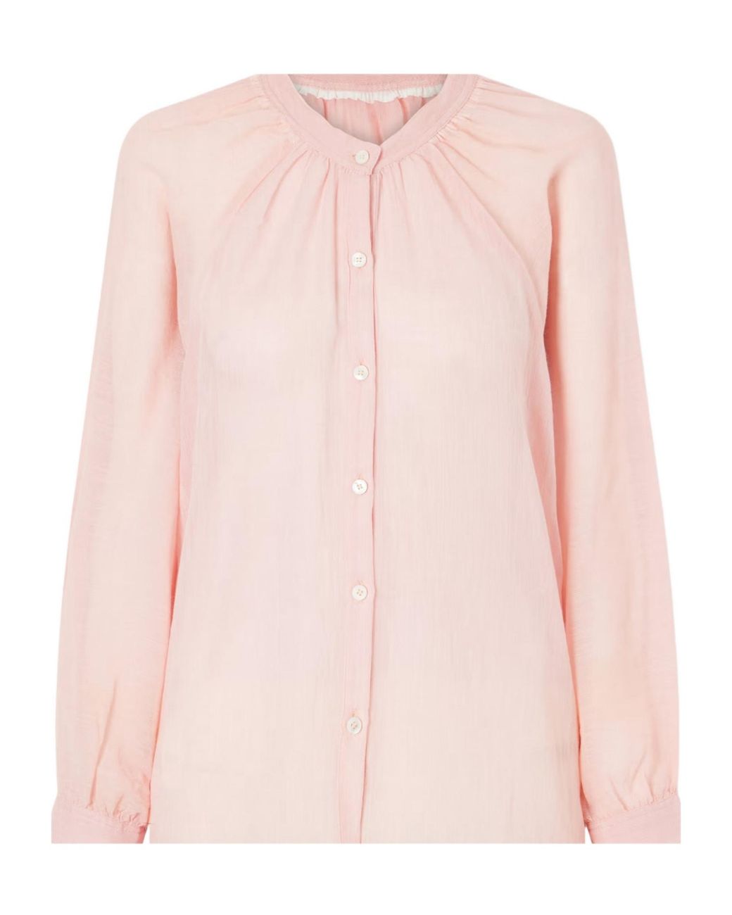 Lemlem Pink Solid Cotton Shirt