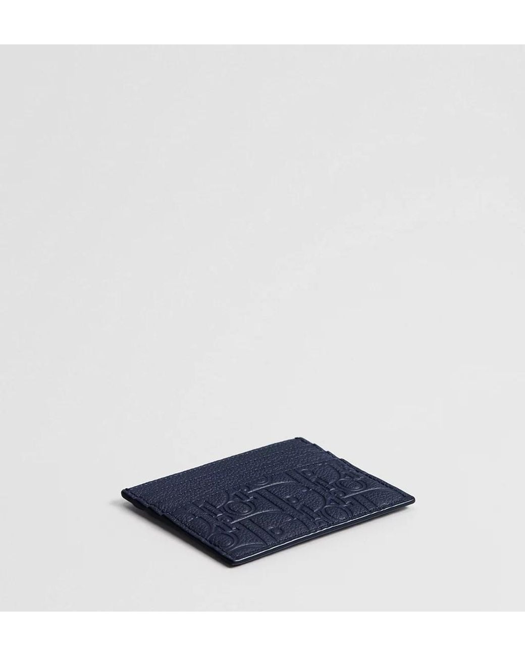 Dior Blue Card Holder for men