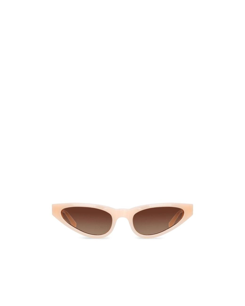 Magda Butrym White Cat-Eye Sunglasses