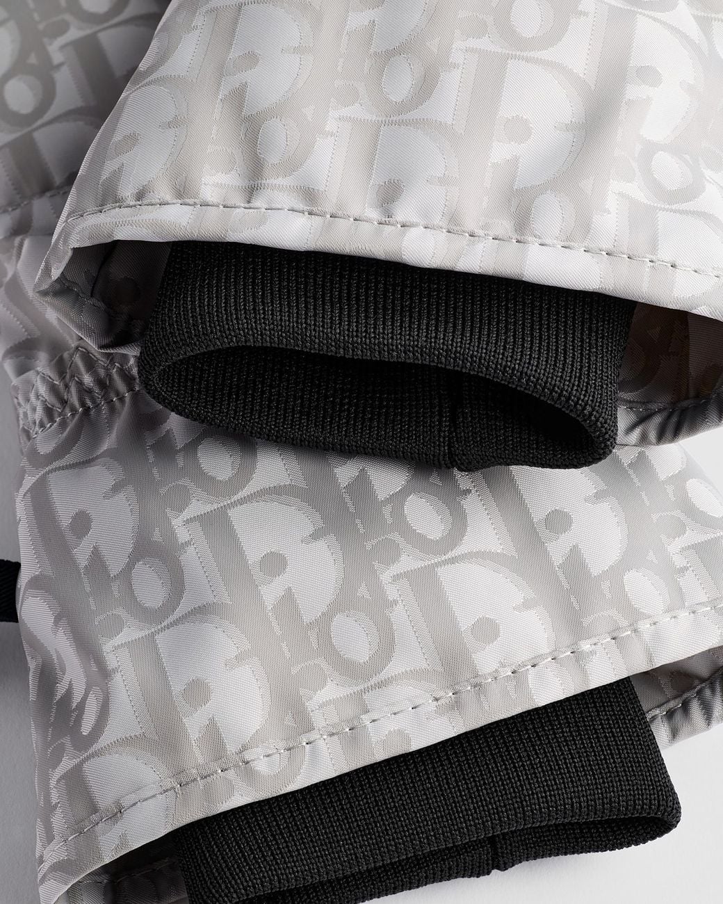 Dior White Gants De Ski Oblique Alps