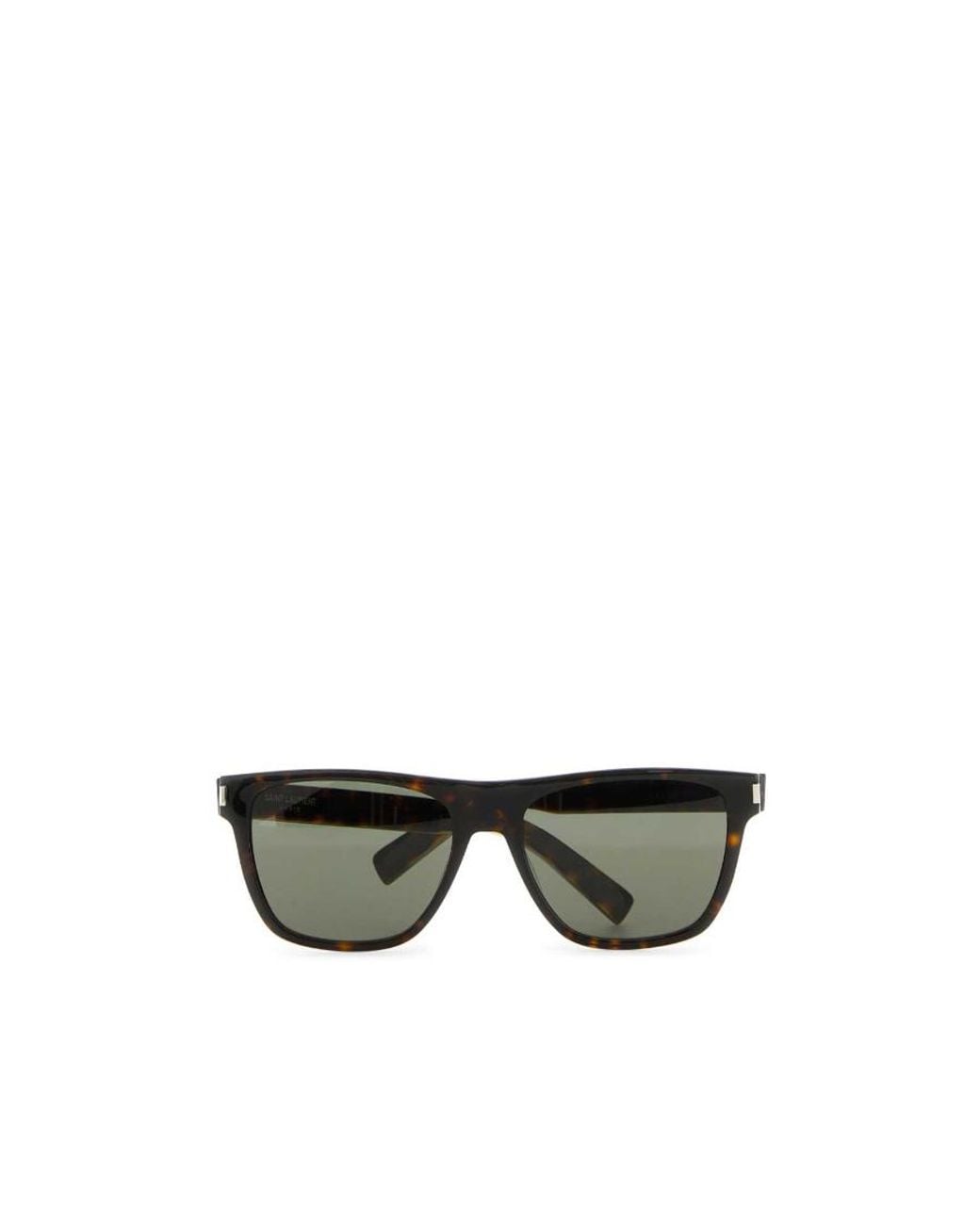 Saint Laurent Metallic Eyewear Square Frame Sunglasses for men