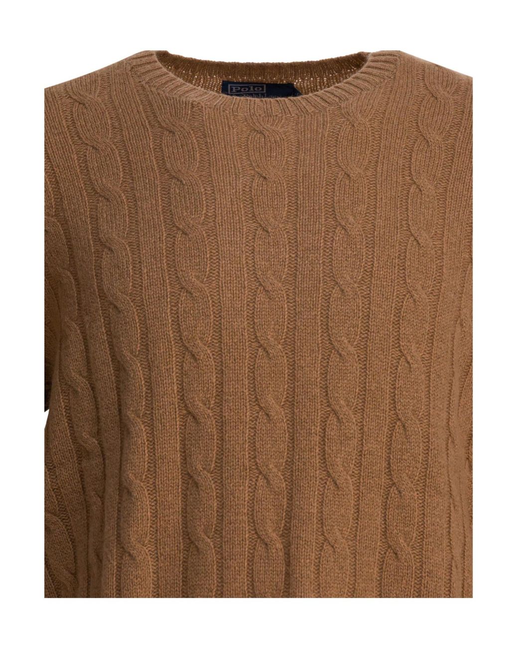Polo Ralph Lauren Brown Crewneck Knitted Jumper for men