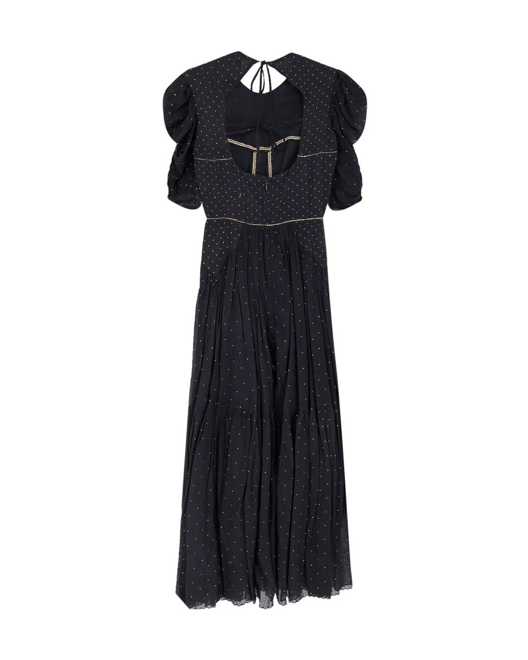Isabel Marant Black Sichene Polka Dot Dress
