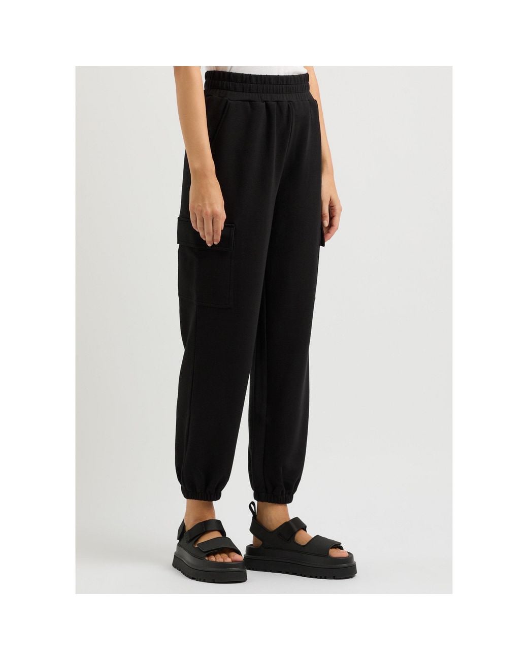 Varley Black High-Waisted Cargo Joggers