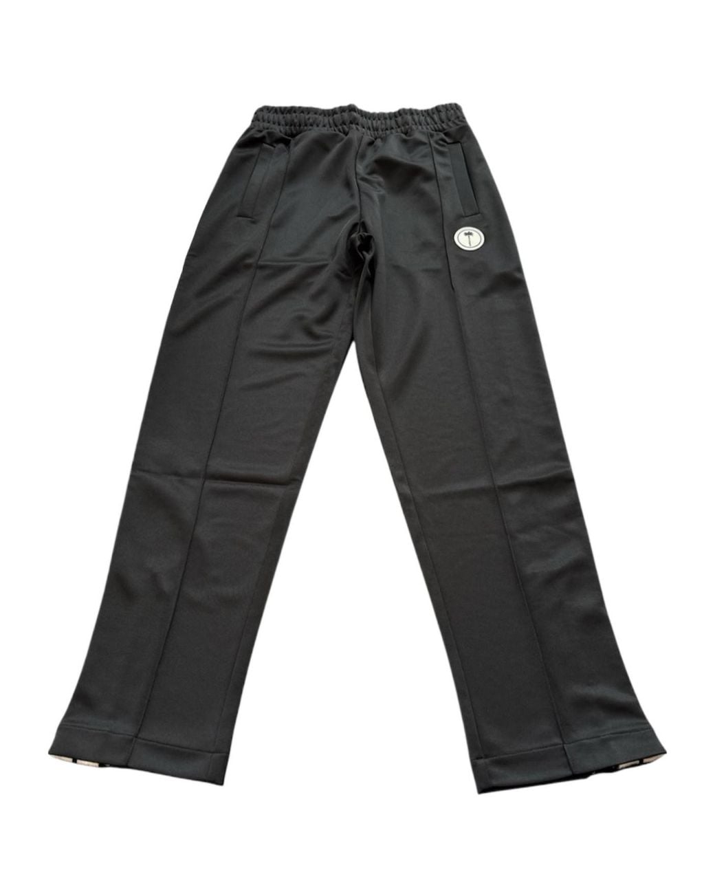 Palm Angels Black Elastic-Waist Athletic Pants for men