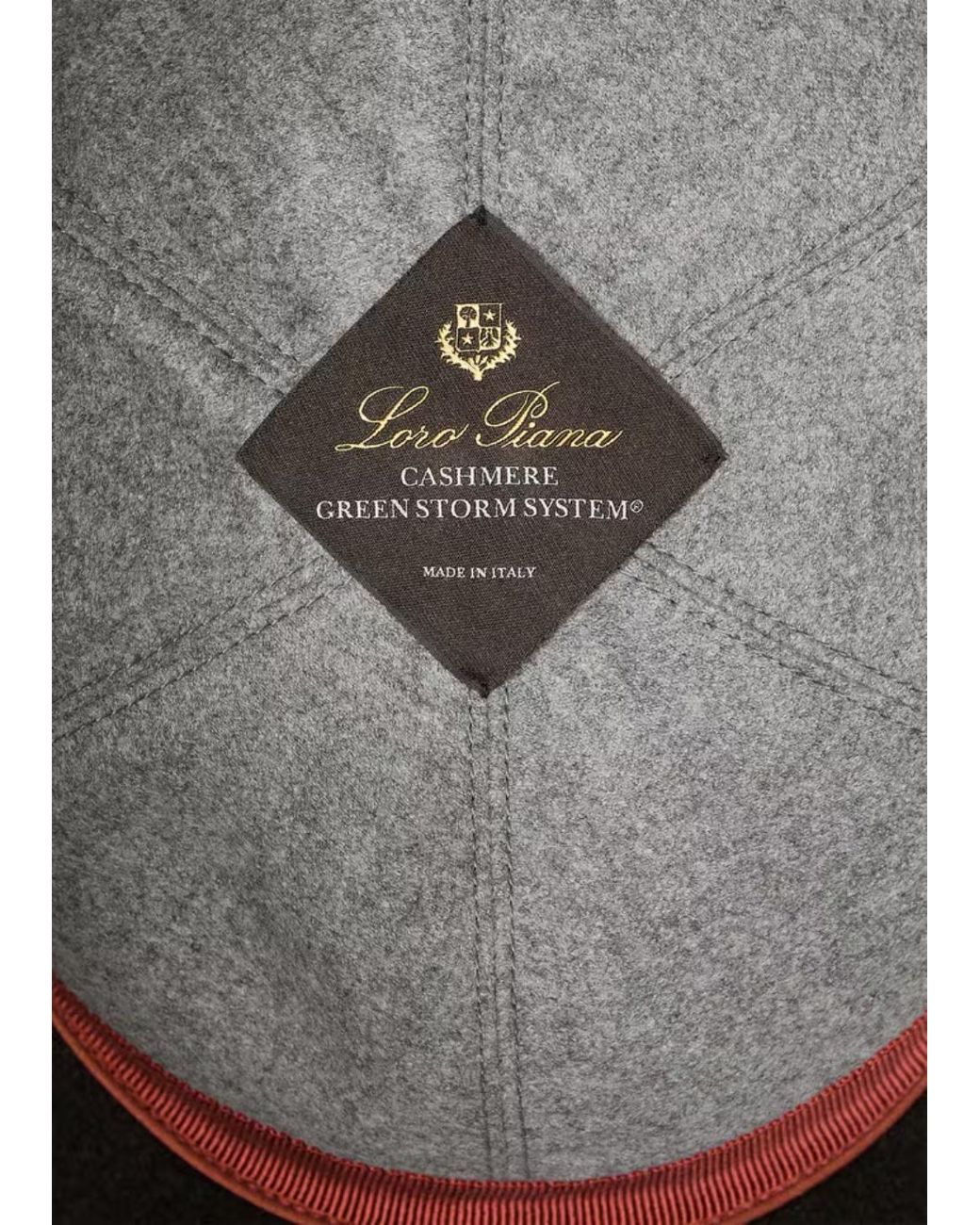 Loro Piana Black Baseball Cap for men