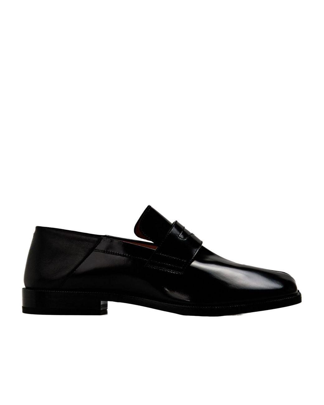 Maison Margiela Black Tabi Slip-On Loafer for men