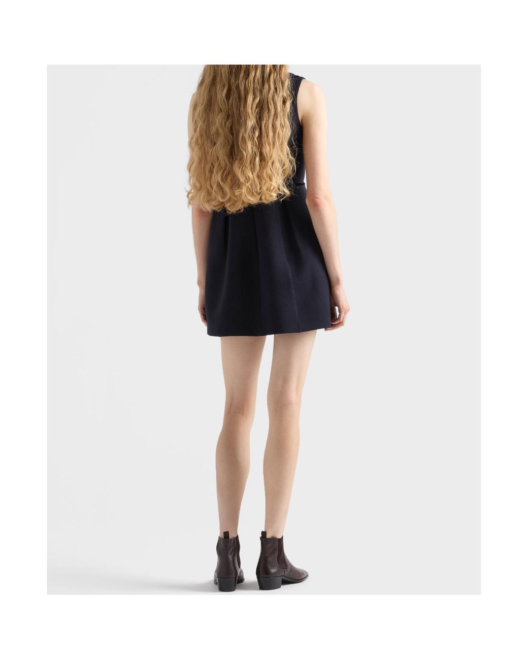 Prada Blue Natté Dress