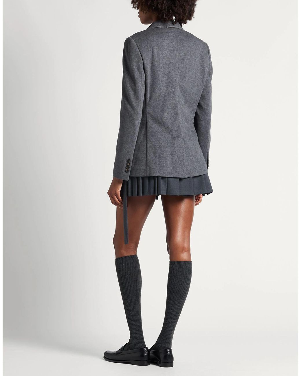 Brunello Cucinelli Black Single-Breasted Blazer