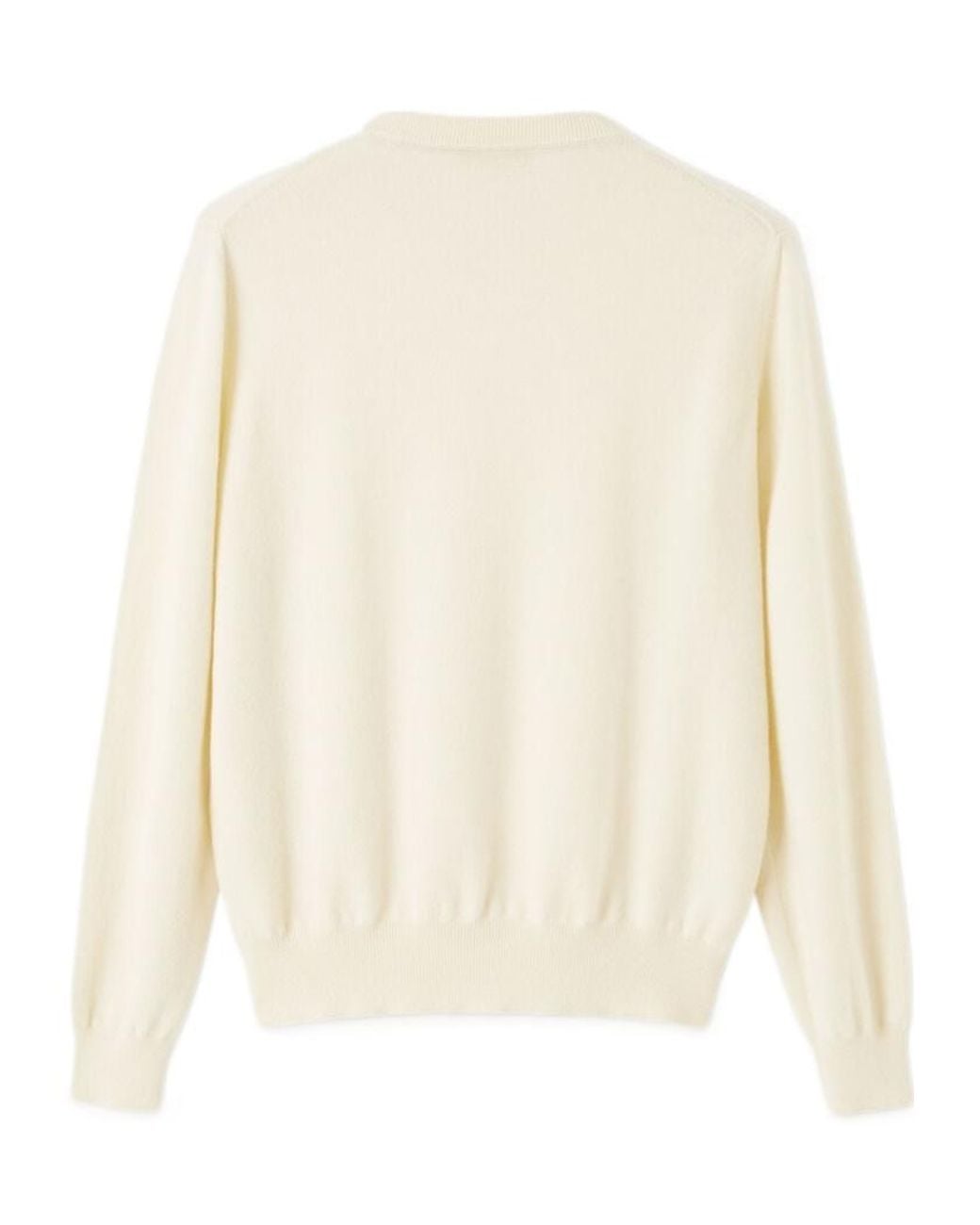 Loro Piana White Classic Crewneck for men
