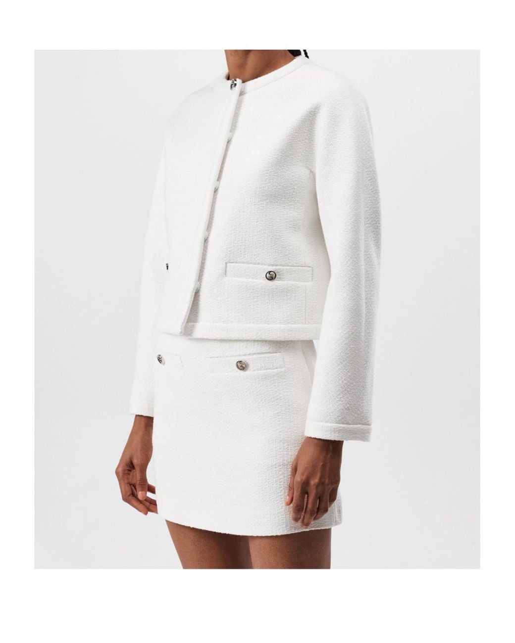 Gucci White Wool Jacket