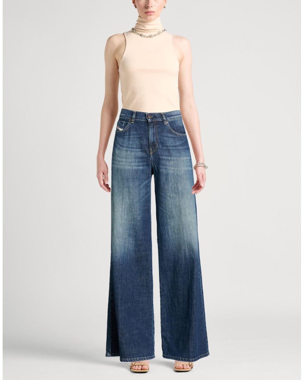 DIESEL Blue Bootcut Jeans