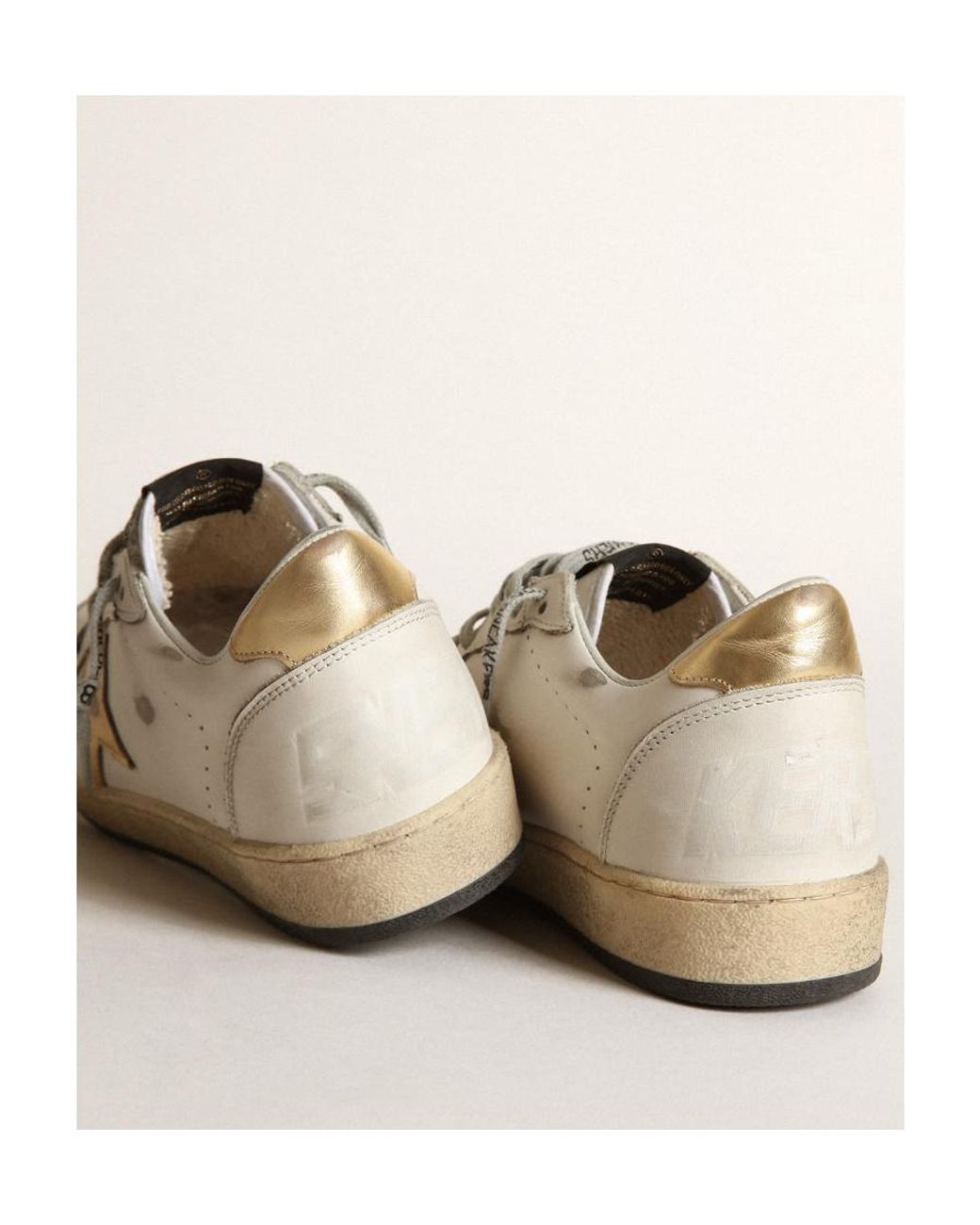 Golden Goose Deluxe Brand White Logo Patch Low-Top Sneakers