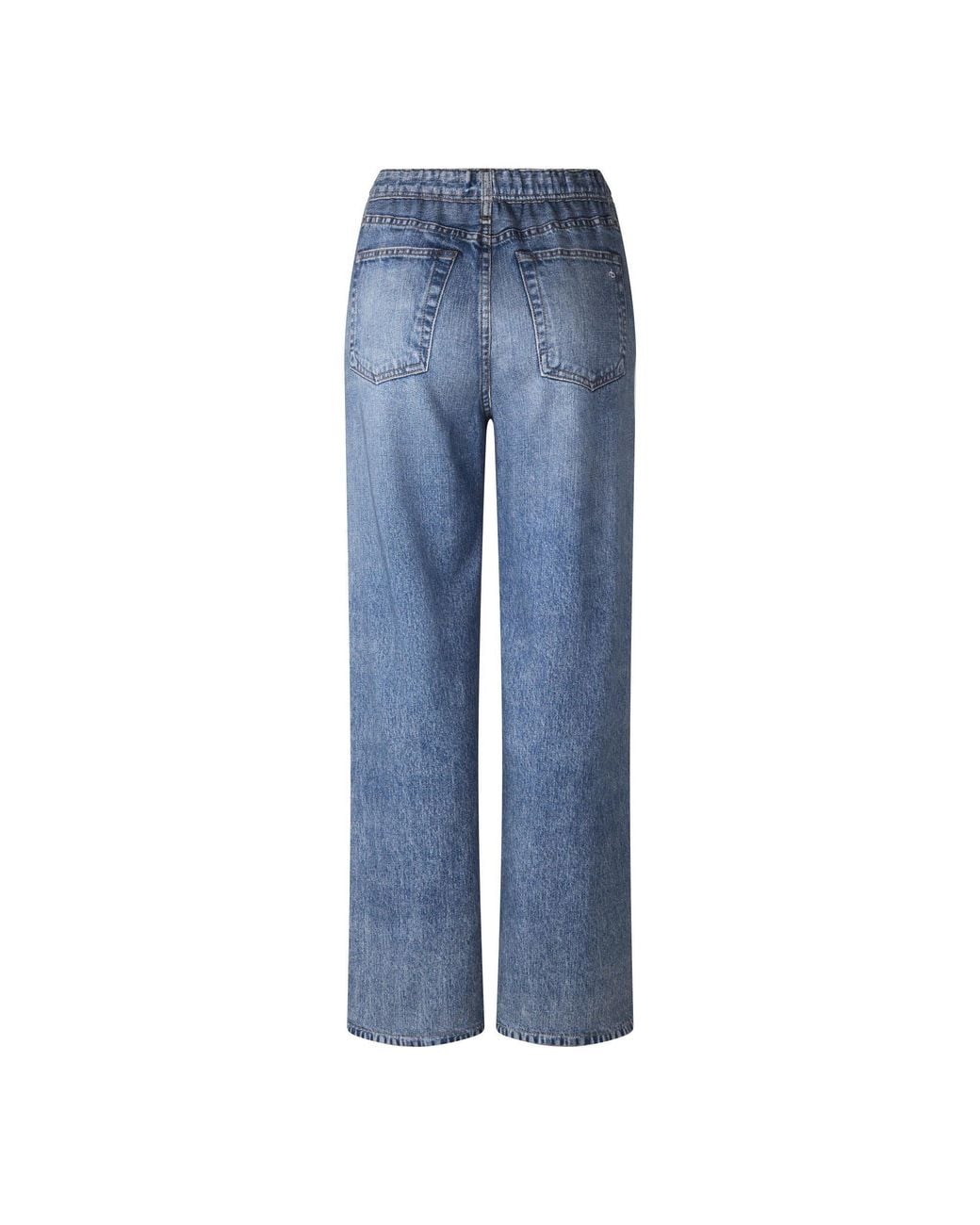 Rag & Bone Blue Faux Denim Loose Trousers