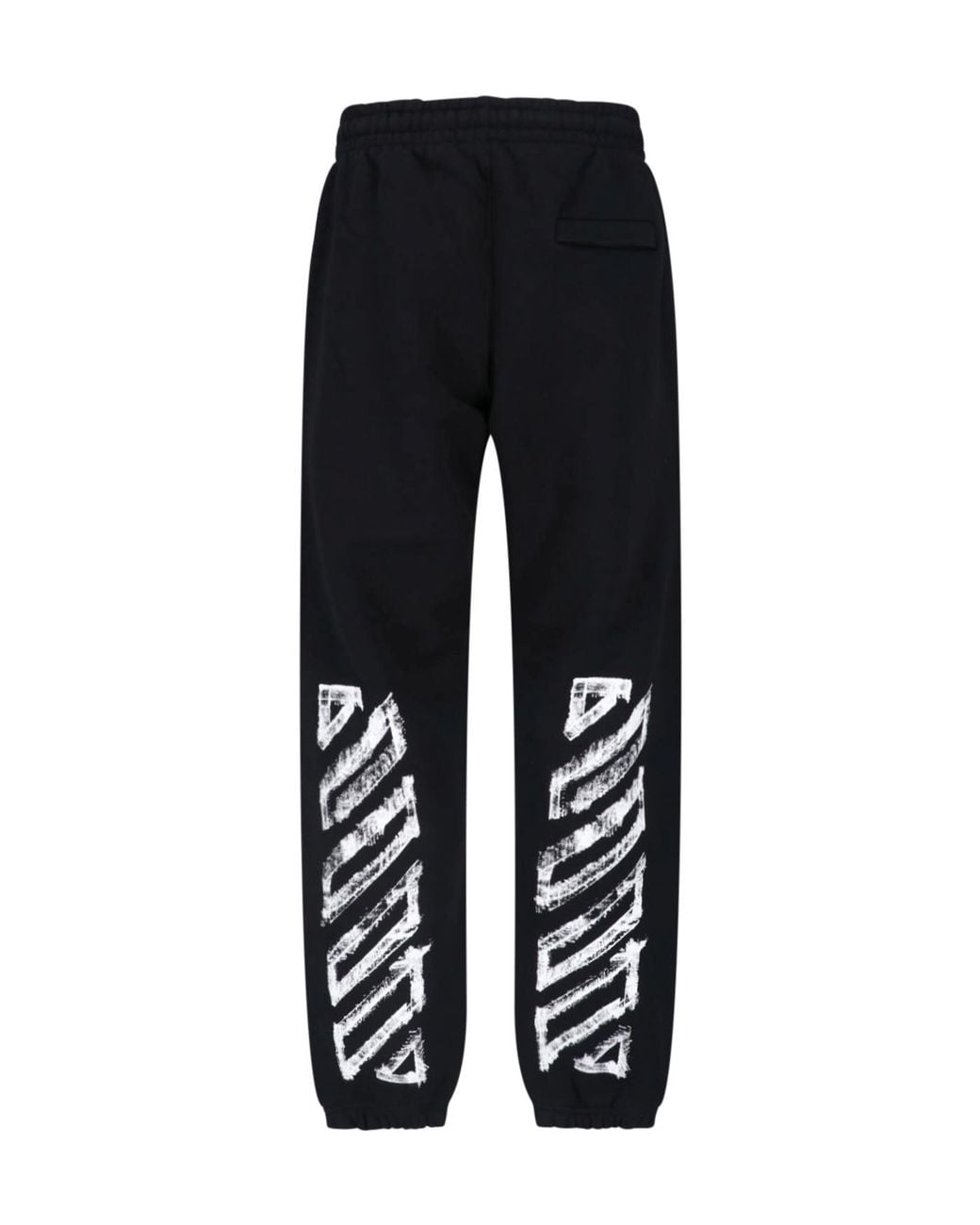 Off-White c/o Virgil Abloh Black Motion Arrow Cuffed Sweatpants for men