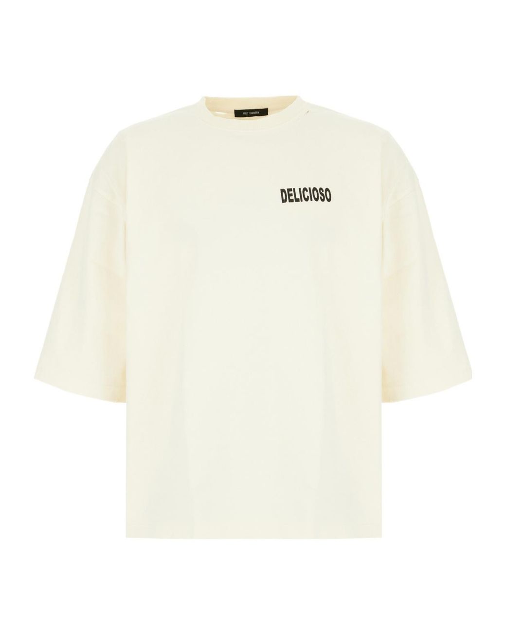 Willy Chavarria White Willys Taco Shop Oversized T-Shirt for men