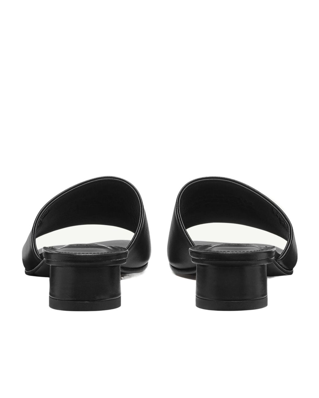 MM6 by Maison Margiela Black Anatomic Sandals