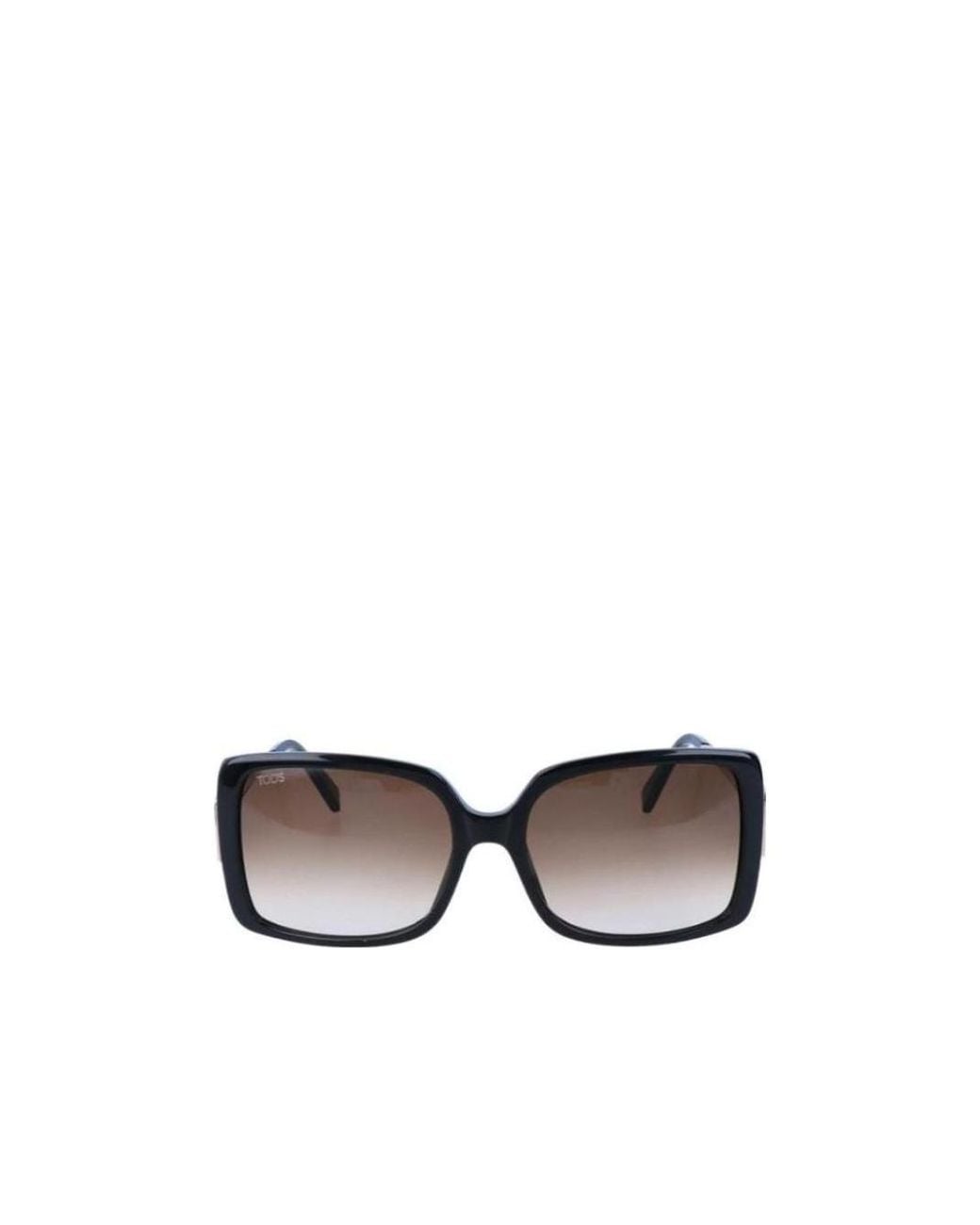 Tod's White Square-Frame Sunglasses
