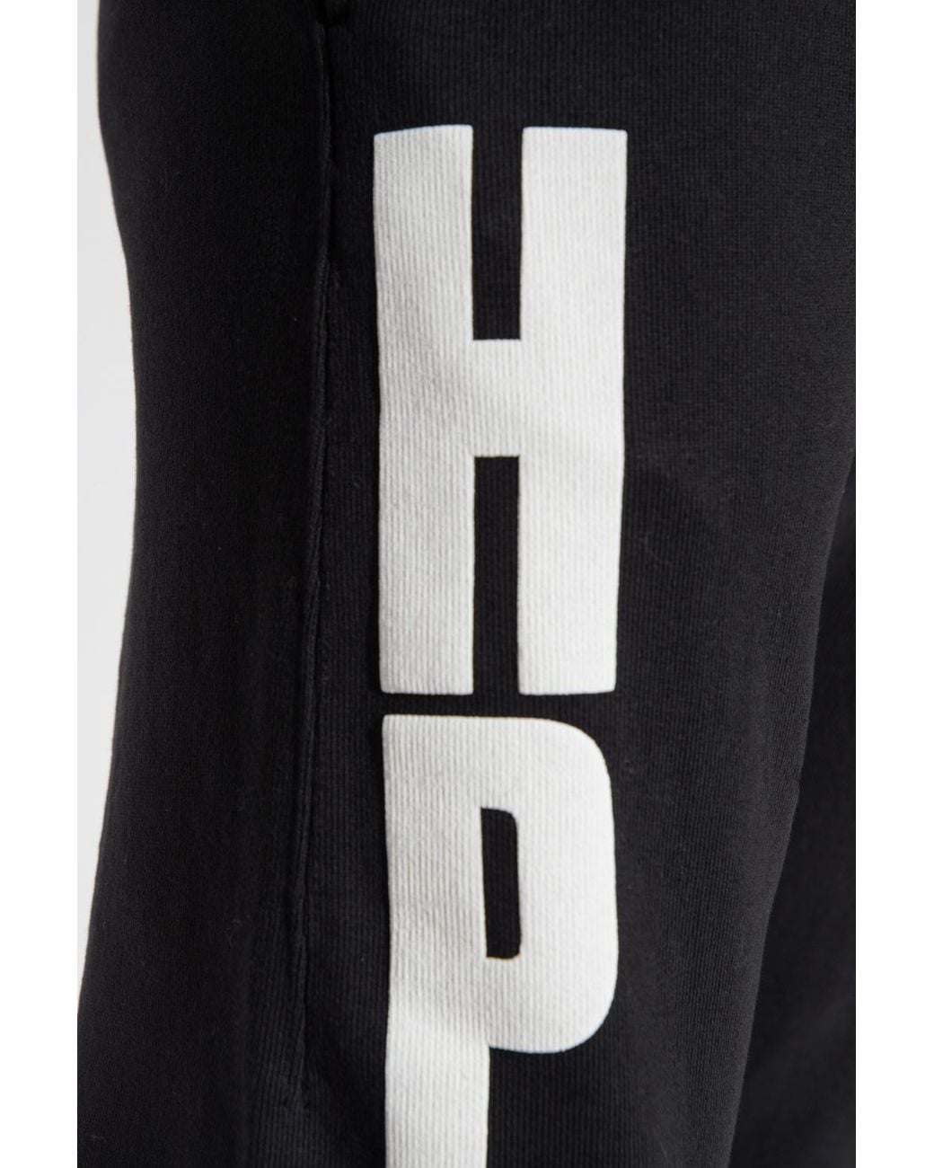 Heron Preston Black Logo Printed Sweatpants for men
