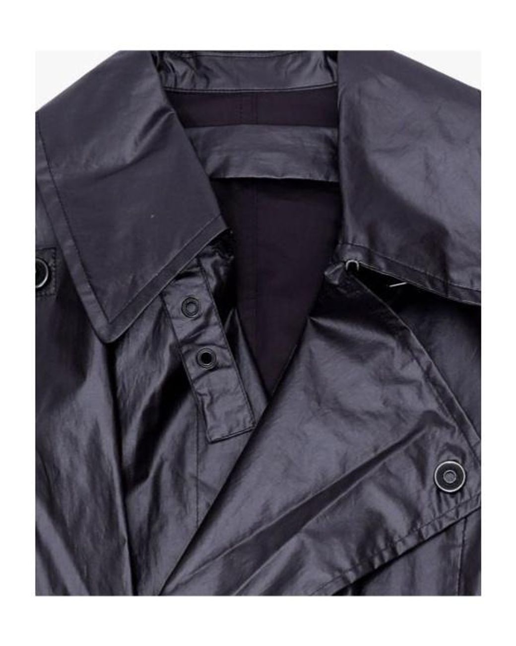 Lemaire Gray Water Repellent Belted Wrap Coat