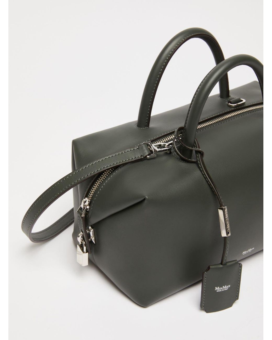 Max Mara Black Medium Zipper Shoulder Bag