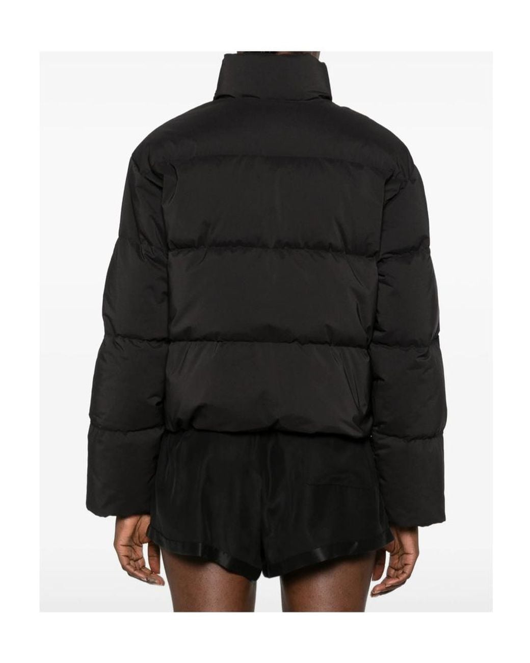 Alexander Wang Black Zip-Up Padded Jacket