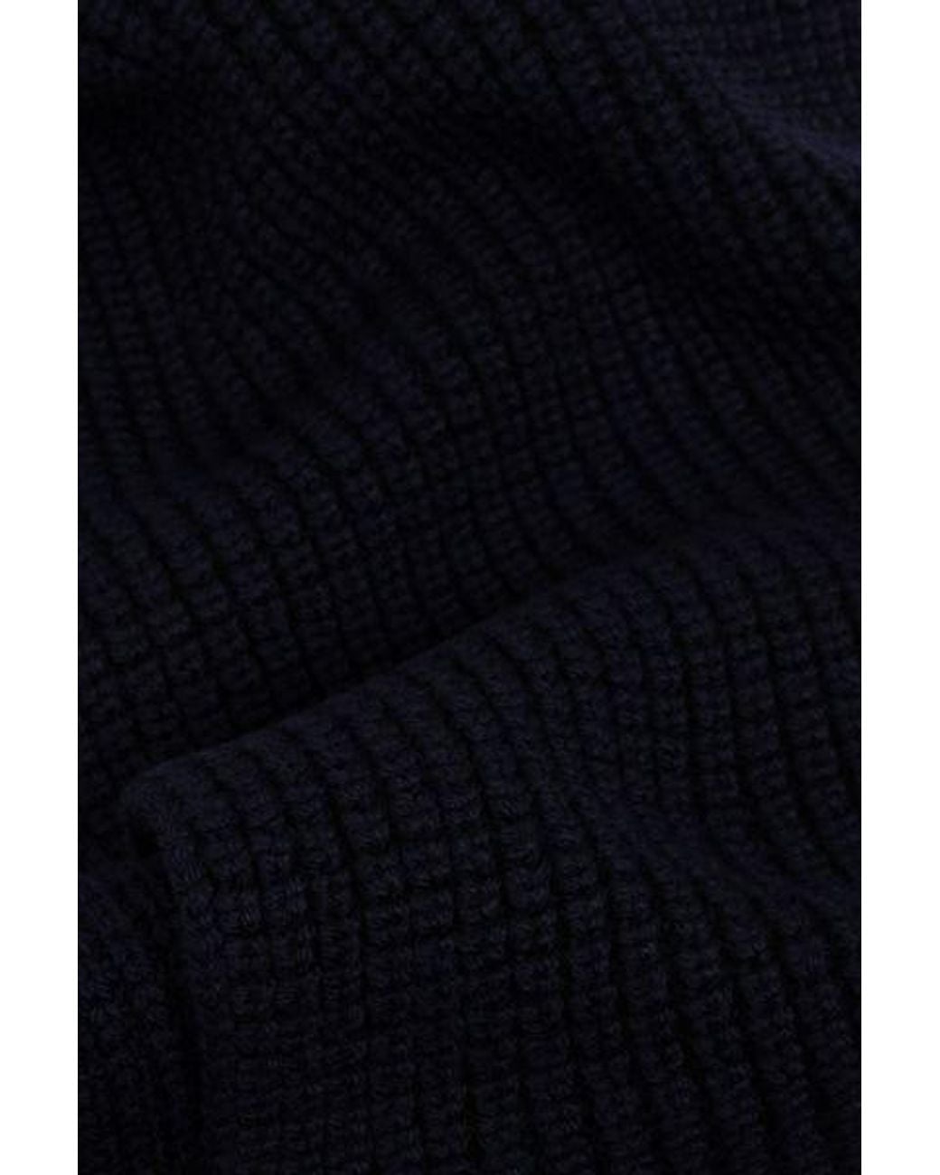 DSquared² Black ロゴパッチ ニットスカーフ for men