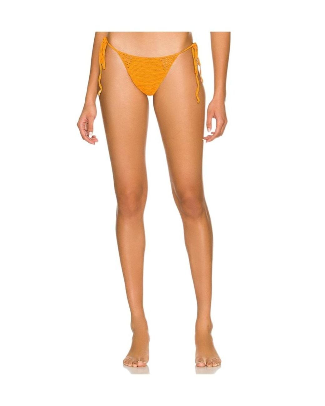Cult Gaia Orange Alivia Bikini Bottoms