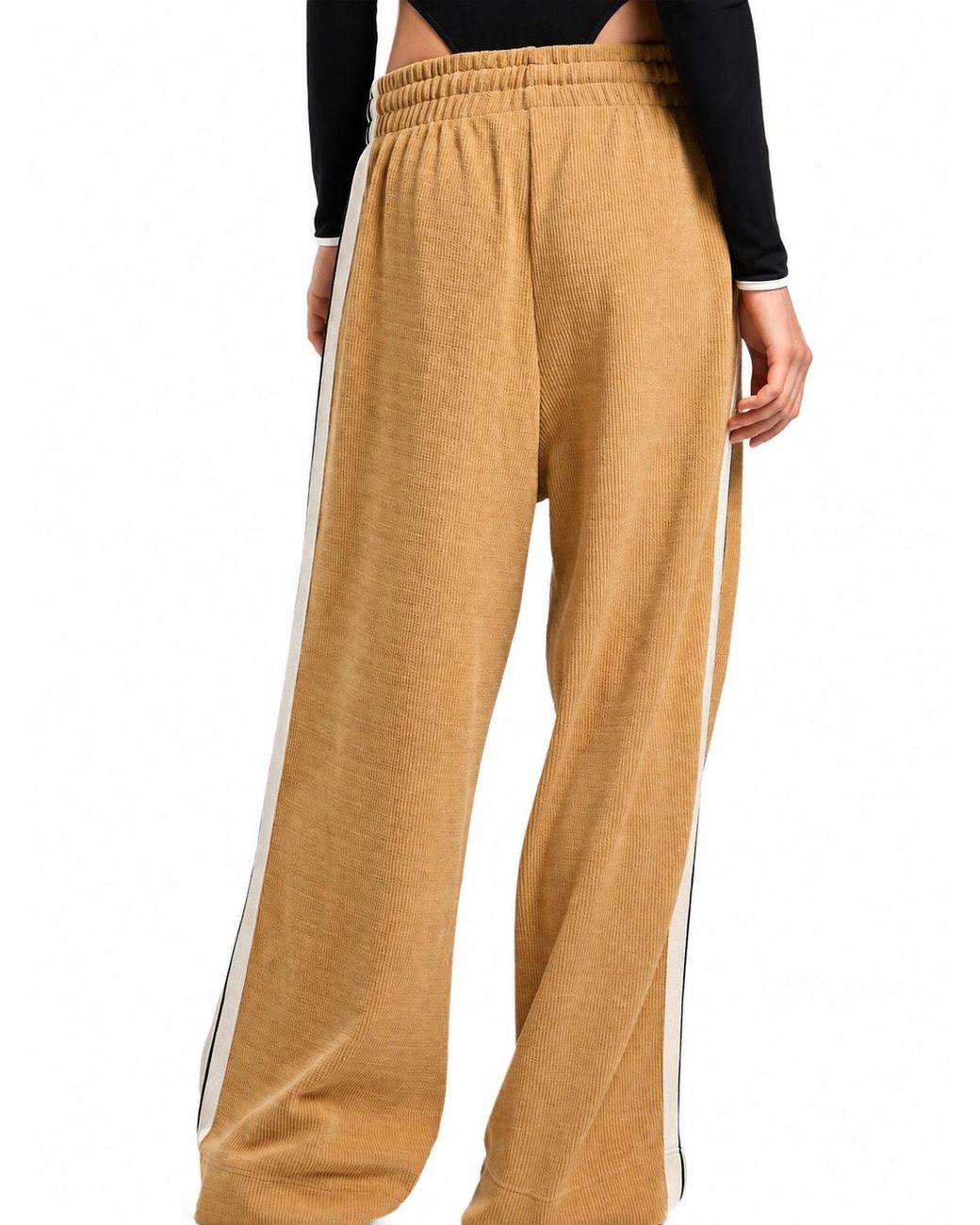 Palm Angels Natural Drawstring Athletic Pants
