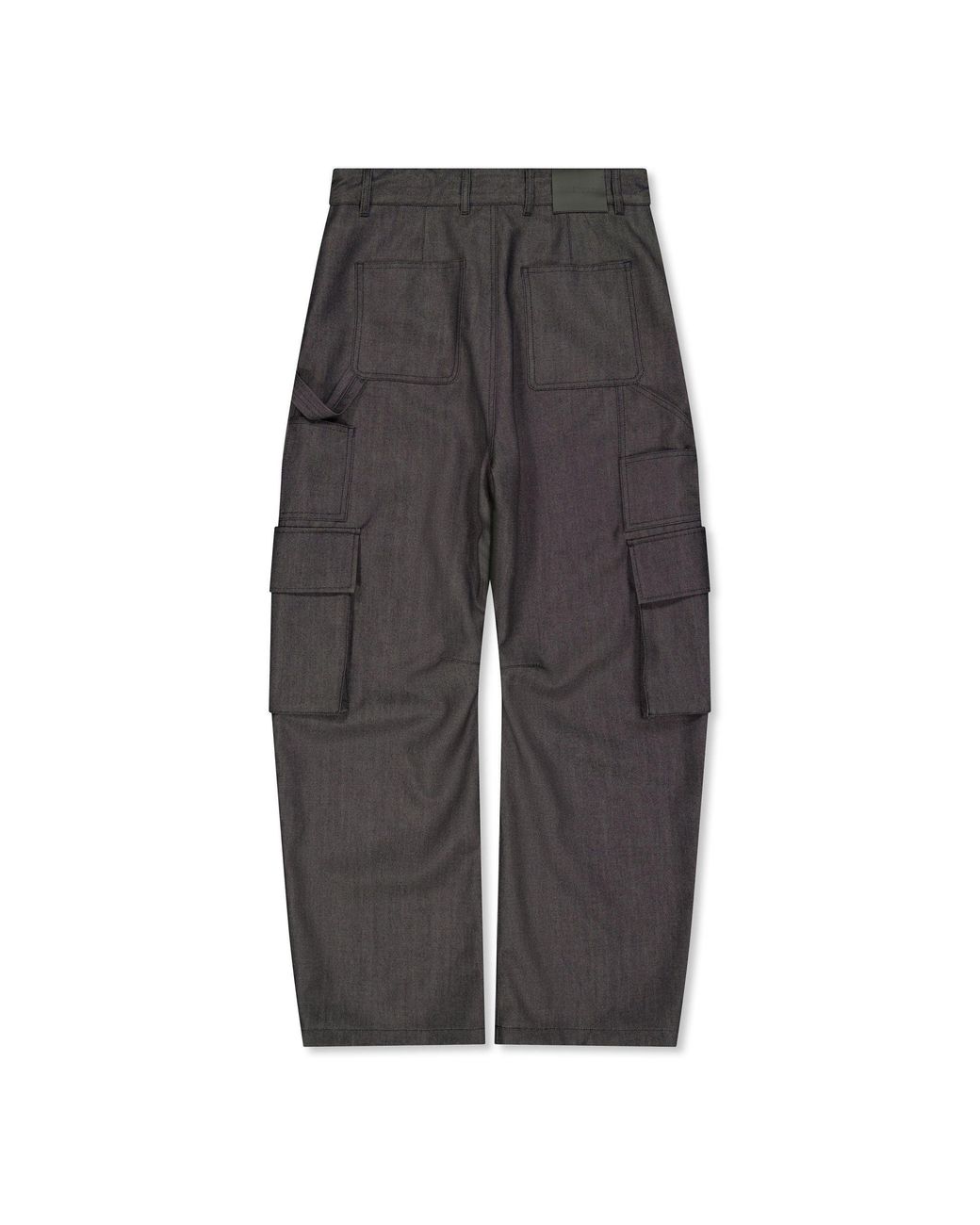 Balenciaga Gray High-Waisted Loose Trousers