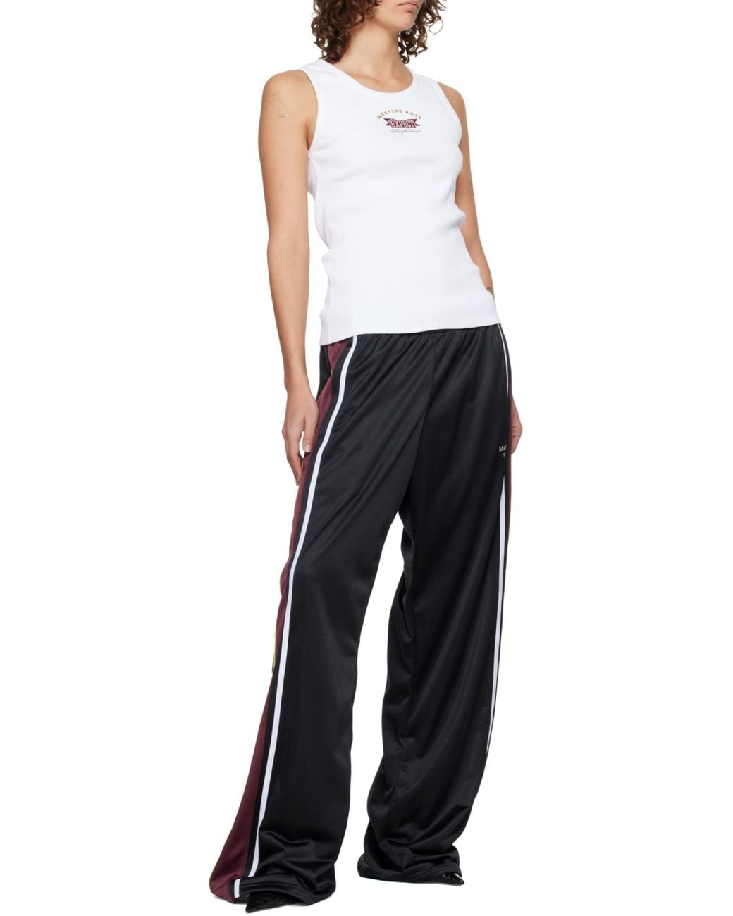 Martine Rose White Sleeveless Vest for men