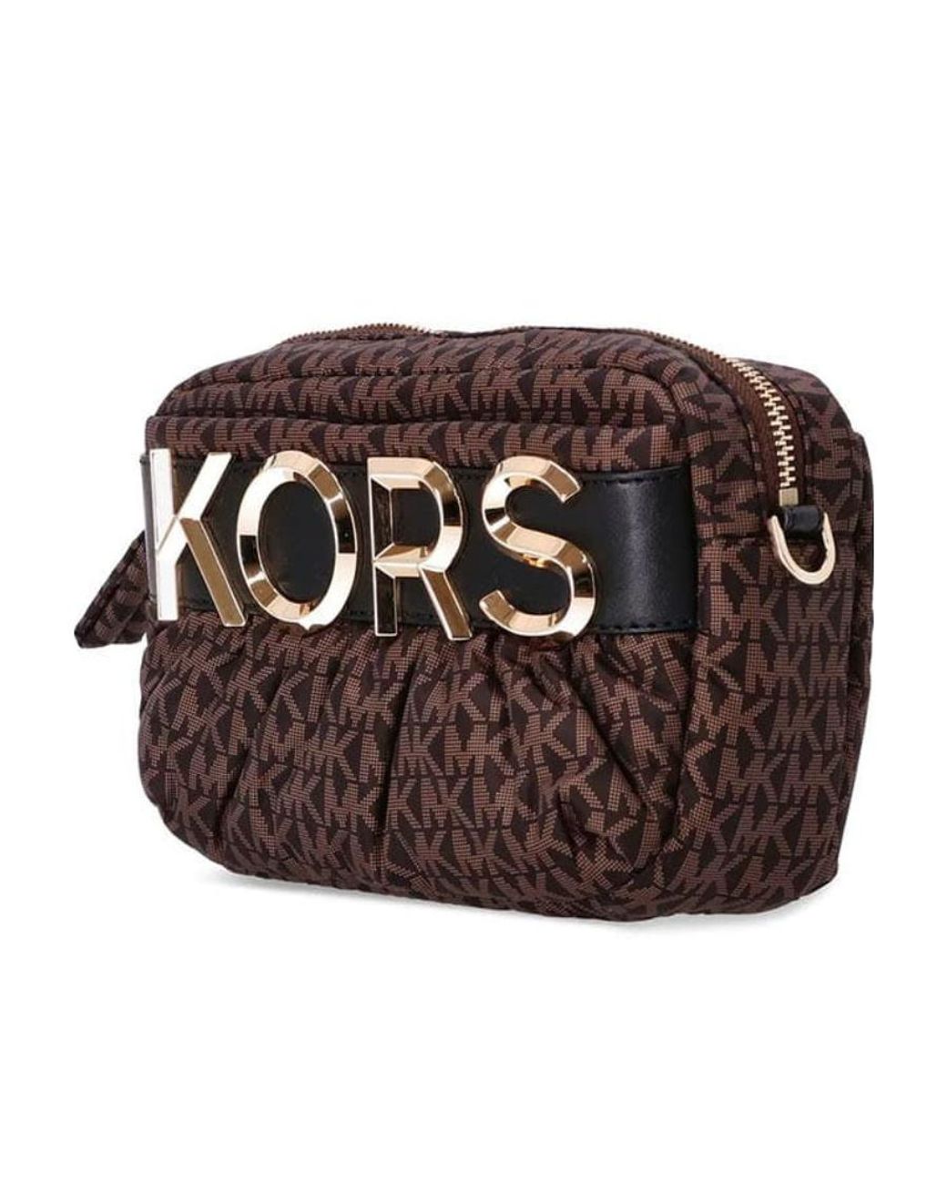Michael Kors Black Logo-Plaque Crossbody Bag
