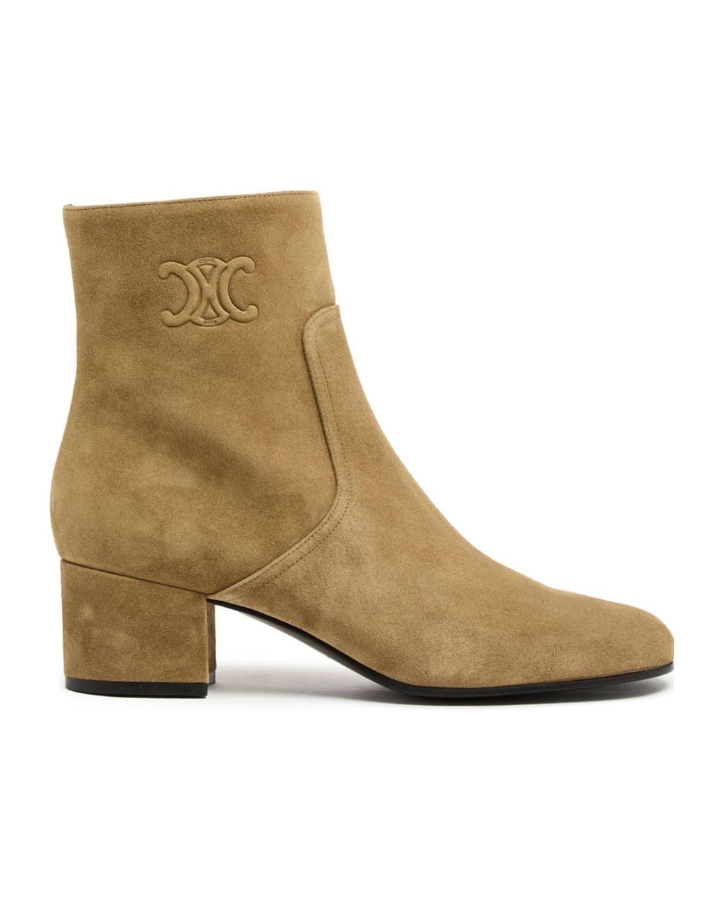 Céline Natural Triomphe Short Boots