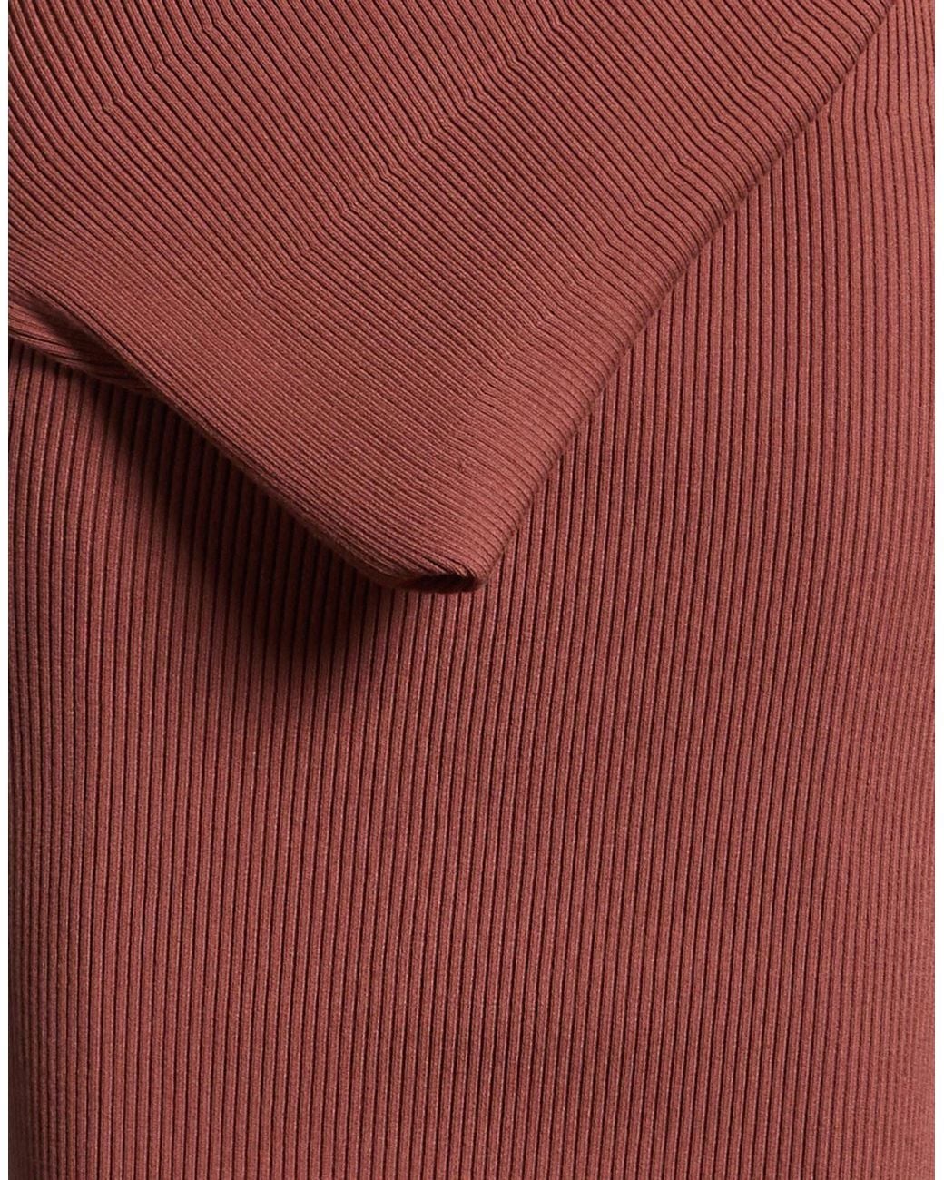 Rick Owens Red Sleeveless Bodycon Dress