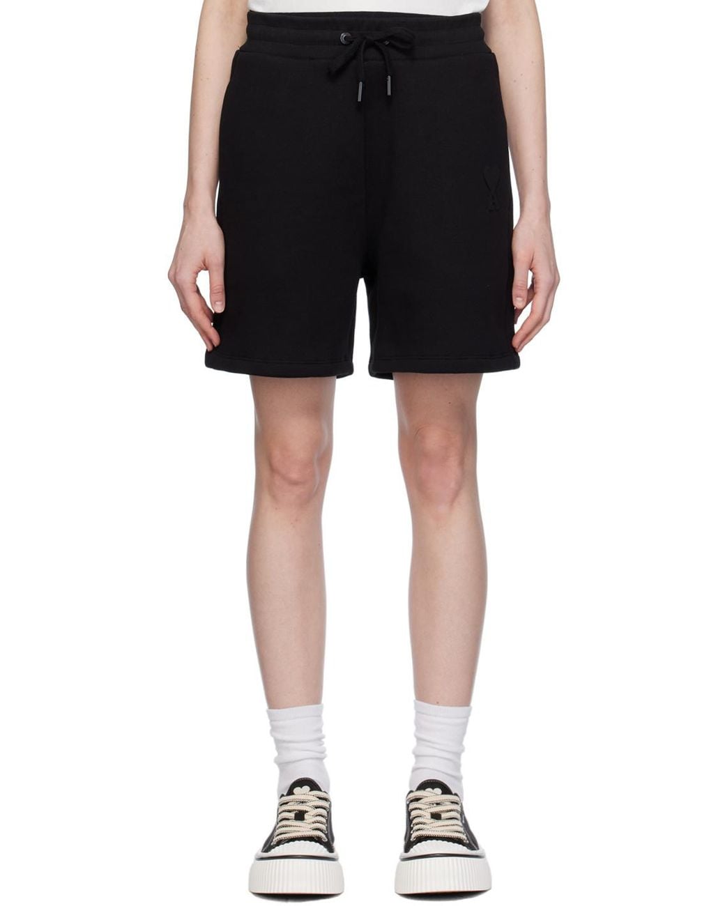 AMI Blue Loose And Tight Rope Shorts for men