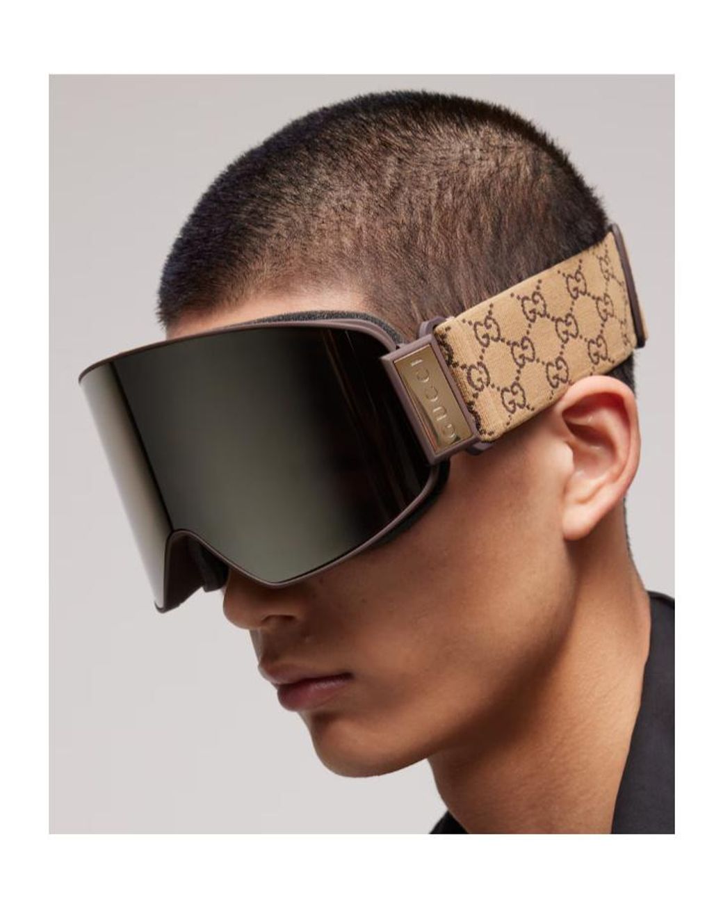Gucci Multicolor Mask-Shaped Sunglasses for men